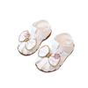 Princess Girls Sandals With Synthetic Leather Soft Sole For Toddler Summer Play