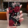 Phone Case For Tecno Camon 40 Pro Casing CM5 CM6 CM7 Clear Luxury Butterfly Flower Soft TPU Cover For Camon 40 40Pro 4G 5G Case