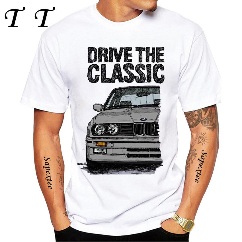 Retro Turbo Classic E36 E28 Evolution Car Fan T-Shirt Men Short Sleeve Hip Hop Boy Casual Tops Retro Legend E30 Car Design Tees
