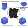 2pcs Elastic Thickened Sponge Knee Pads Support Active Fitness Gear Basketball Volleyball Brace Protector Gym Non-Slip Knee Pads