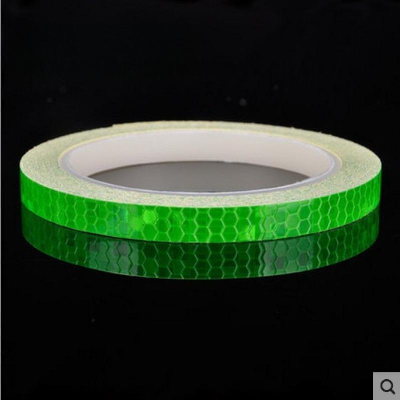 Adesivi riflettenti per biciclette, adesivi per mountain bike, adesivi per carrozzeria, dispositivi di sicurezza luminosi, accessori per motociclette