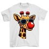 Cute Giraffe Red Nose Novelty Funny T-Shirt Mens Womens Tees Top Adults and Comedy Tee Shirt