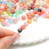 Perles en Résine 8mm/10mm/12mm Ciel Étoilé Coloré Perles Espacement Rondes Libres Pour Collier Bracelet Boucle d'Oreille Porte-clés Fabrication de Bijoux DIY Accessoires