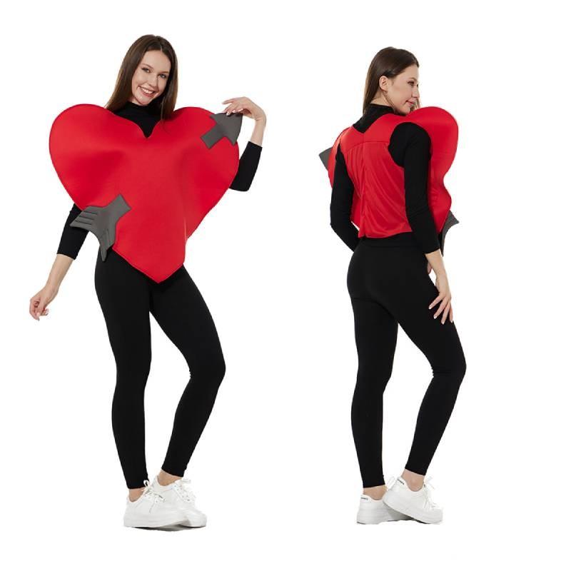 Arrow Love Cupids Heart Cosplay Costume For Halloween Themed Party Up Dress