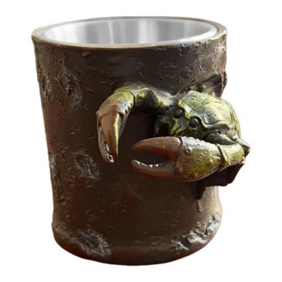 Gotische Skorpion Tasse 3D Skorpion Kaffeetasse mit Henkel Harz Teetasse Geschenke für Männer Frauen Heim Büro Dekoration