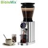 BioloMix CG210 Haushalts-Kaffeemühle Kegelmahlwerk mit Touch-Timer, 48 Mahlgrade für Espresso Pour Over