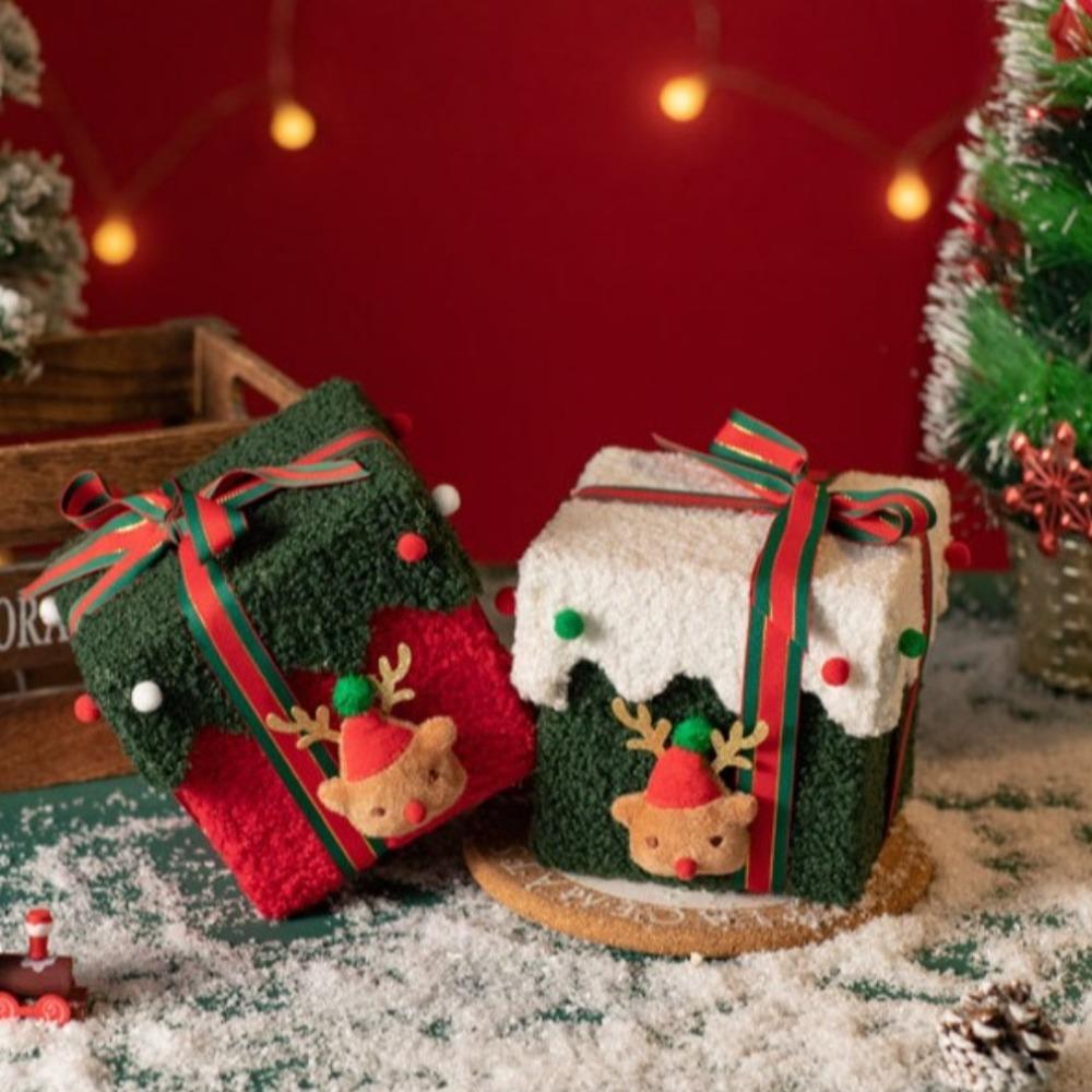 Christmas Eve Christmas Gift Box Xmas Gift Package Boxes Mall Children's Candy Box  Festival