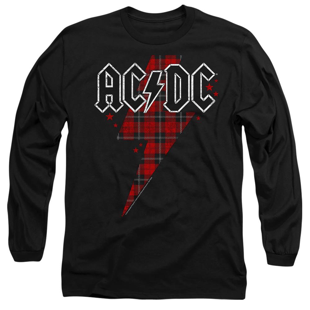 AC/DC Unisex Adult Plaid Bolt T-Shirt