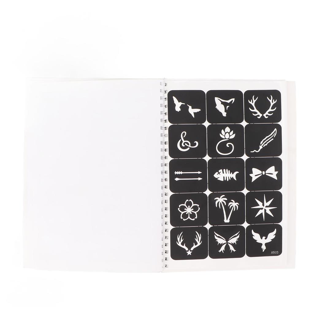 Tattoos Stencil Album Portable Men Women Body Art 115pcs Pattern Temporary Tattoo Template for