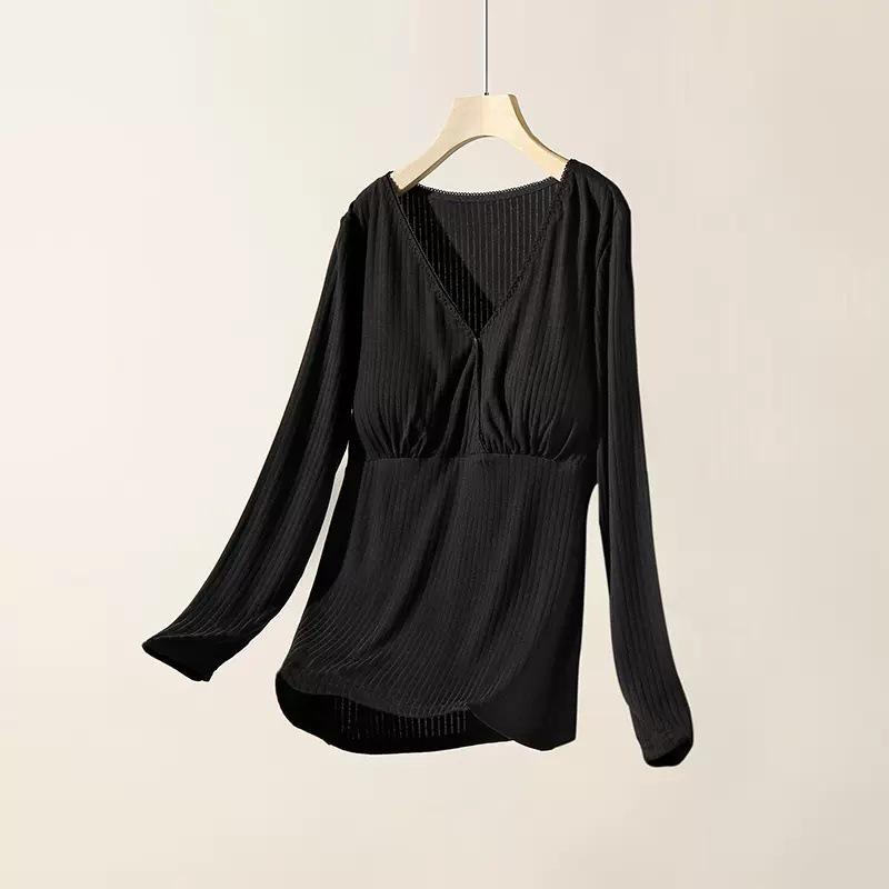 Summer Thin Modal Nursing Pajamas: Long Sleeve Set for Pregnant & Postpartum Women