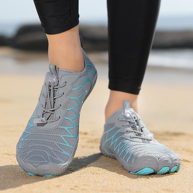 Quick Dry Beach Wading Sneakers Breathable Unisex Aquatic Sports Shoes Non-slip Water Shoes for Surfing Diving Canyoning