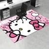 1pc Sanrio Hello Kitty Mermaid Printed Office Carpet Rectangle Rug Under The Table,Perfect Room Decor for Living Room, Bedroom, Kitchen, Non-slip Floo