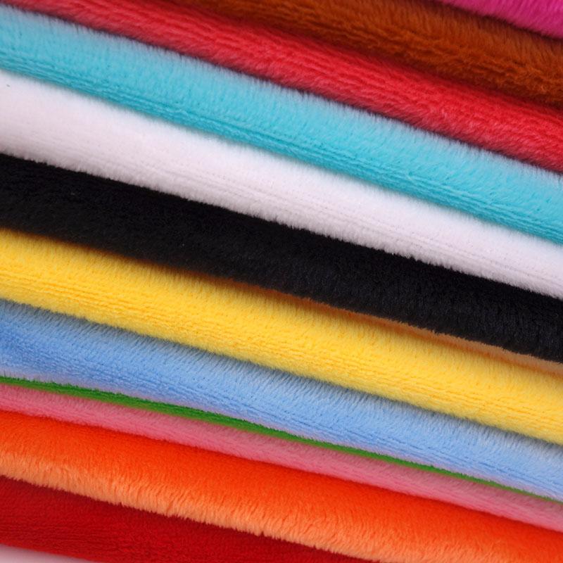 1pcs Fabrics For Sewing Diy Handmade Home Textile Cloth For Toys Plush Fabric Patchwork Solid Color Style 160*50cm