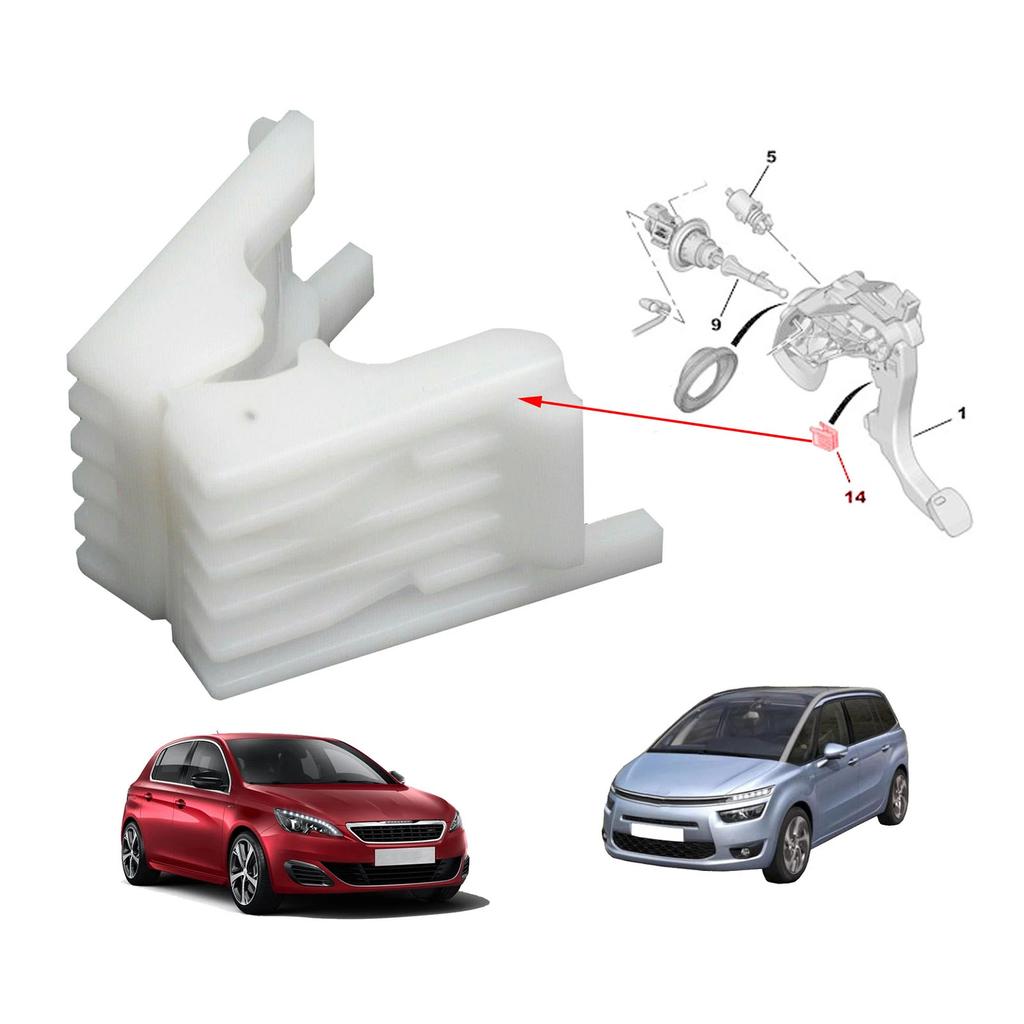 Clutch Transmitter Pedal Clutch Clip for 308 308S 508 3008 4008 Clutch Pedal Spring Clip 1609586780 9820342980
