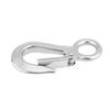 Durable 304 Stainless Steel Crane Hook Silver 0.2T 0.3T 0.5T Grab Hooks Slip Hooks Rigging Accessory
