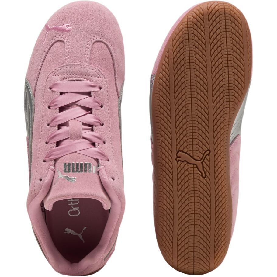 Puma Speedcat Big Kid Metallic Pack - Poised Pink Silver Kids Sneakers 404113-03