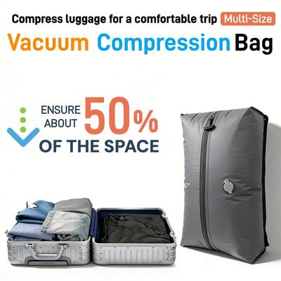 Cubos de Embalaje Sellados por Compresión para Equipaje de Mano, Bolsas Organizadoras para Equipaje de Viaje Aprobadas por la TSA, Cubos de Vacío para Viaje de Fin de Semana