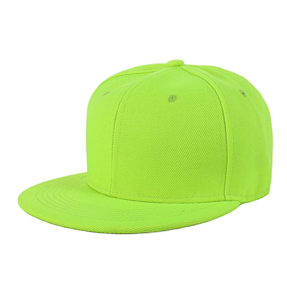 Spring/Summer Trendy Unisex Polyester Flat Brim Hat with Embroidered Logo - European & American Style