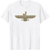 Egyptian Symbol Men's T-Shirt Faravahar Ancient Persian Design Casual Wear Summer Fashion Round Neck Clothes