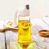 Household Kitchen Large-capacity 1000ml Dustproof Glass Oil Bottle with Automatic Opening and Closing