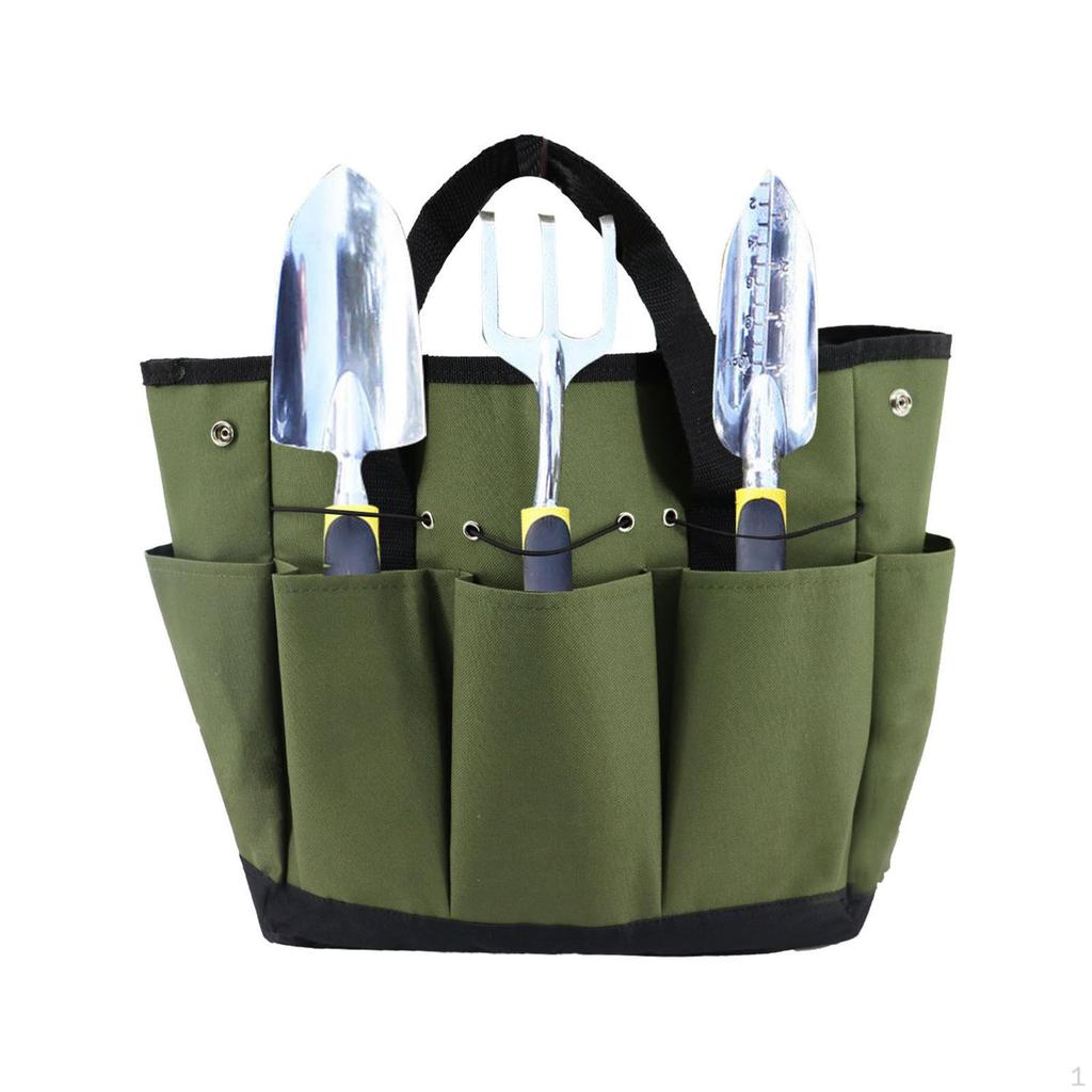 Garden Organizer Carrying Case Weaving Tool Storage Home Handles Straps Heavy Duty Holder