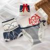 Womens Panties Cotton 5pcsset Cute Cartoon Pattern Underwear Lovely Girls Briefs Healthy Lingerie Female Underpants