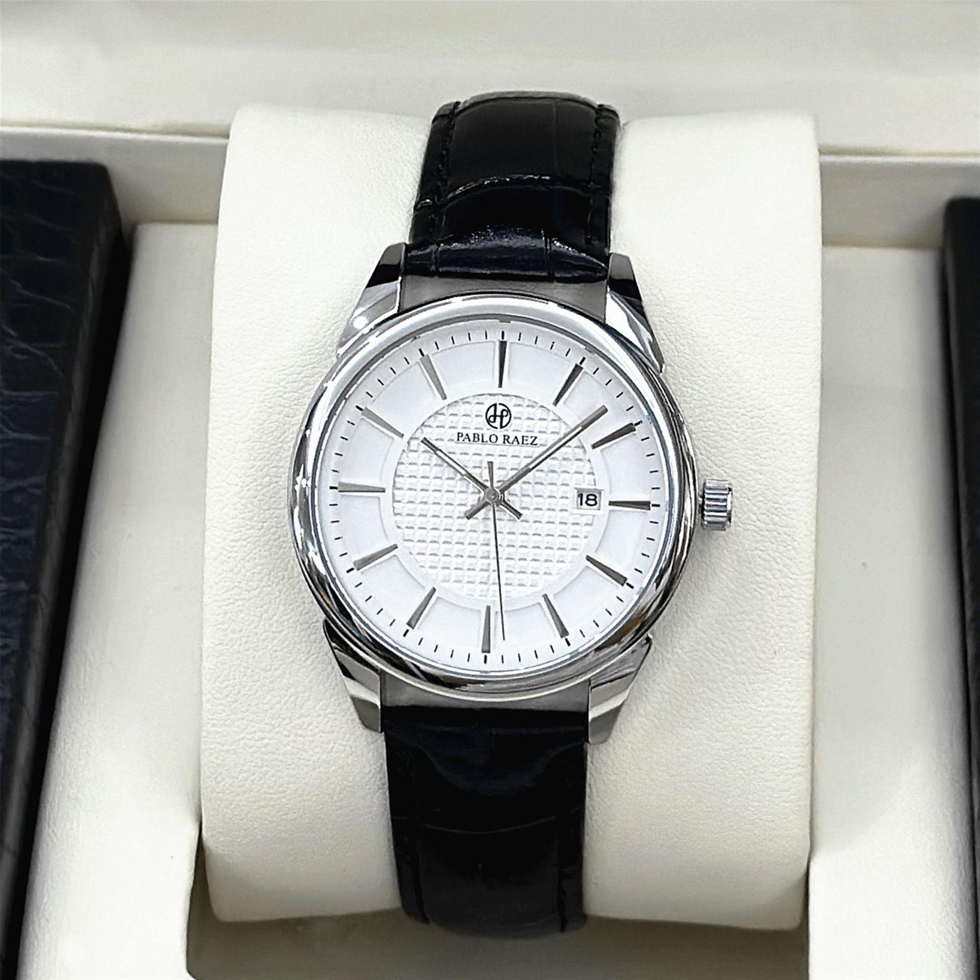 Men s Casual Waterproof Calendar Quartz Leather Strap Watch