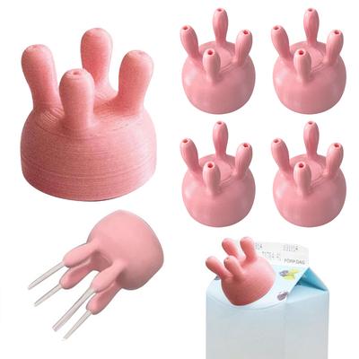 1-4pcs Milk Bottle Cap Pouring Milk Bottle Cap Reusable Juice Milk Drinking Bottles Pour Spout Covers Kitchen Gadgets
