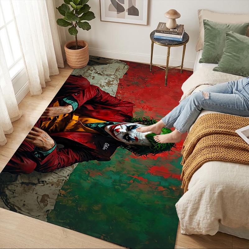 Joker Art Living Room Nonslip Area Rug Soft Carpet For Bedroom Game Playroom Sofa Office Home Decor Doormat Christmas Gift C929379