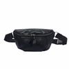 Genuine Leather Men'S And Women'S Fanny Packs, Cowhide Shoulder Messenger Bags, Black Fanny Packs, Genuine Leather Bags.