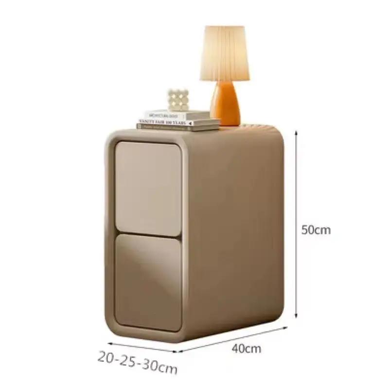 Drawer Nordic Nightstand Modern Minimalist White Organizer Bedside Table Solid Storage Simple  Home Furniture