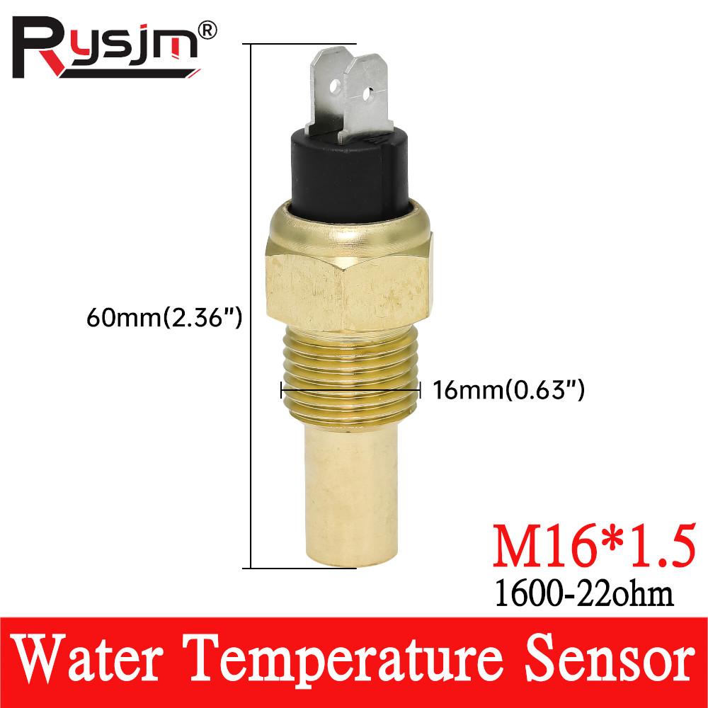 1/8NPT 3/8NPT M14*1.5 M16*1.5 Thread Water Temperature Sensor Oil Temp Sensor For Boat Truck Meter Water Temp Gauge Temperatura