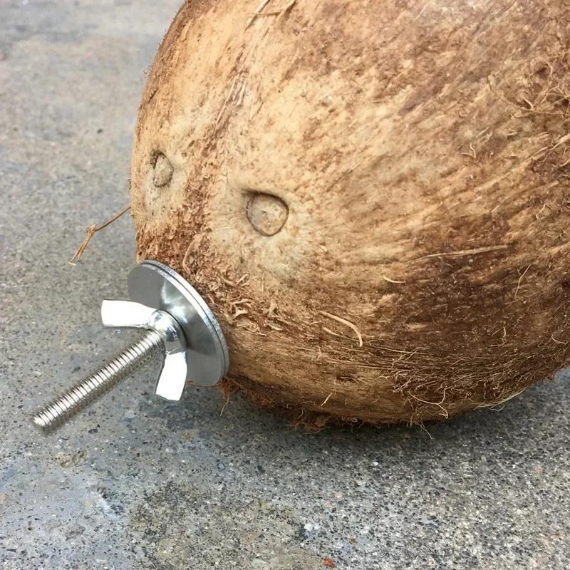 1pc Bird Parrot Nest Natural Coconut Shell Hanging Cage Toys Swing House Small Animals Pet Bird Nest Supplies