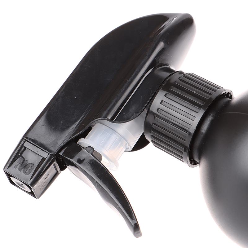 2 x 500 ml schwarze Kunststoff-Triggerflasche, Auto-Reinigungsspray, Multifunktionsflasche