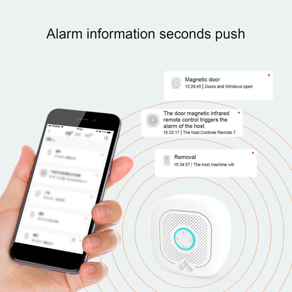 Buy Ws03 Wifi Smart Alarm System Network Intelligent Infrared Motion ...