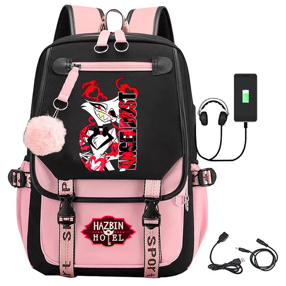3-delige Schoolrugzakset voor Studenten Grote Capaciteit Oxford Stof Schooltas met Schouderband en Etui one size