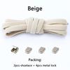 No tie Shoe laces Elastic laces Sneakers Flat Shoelaces without ties Quick Shoelace for Shoes Kids Adult One Size fits All Shoes