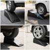 5.5 Inch Handy Wheel Chock For Car Motorcycle Tire Changing And Maintenance With Anti Slip Design X37F