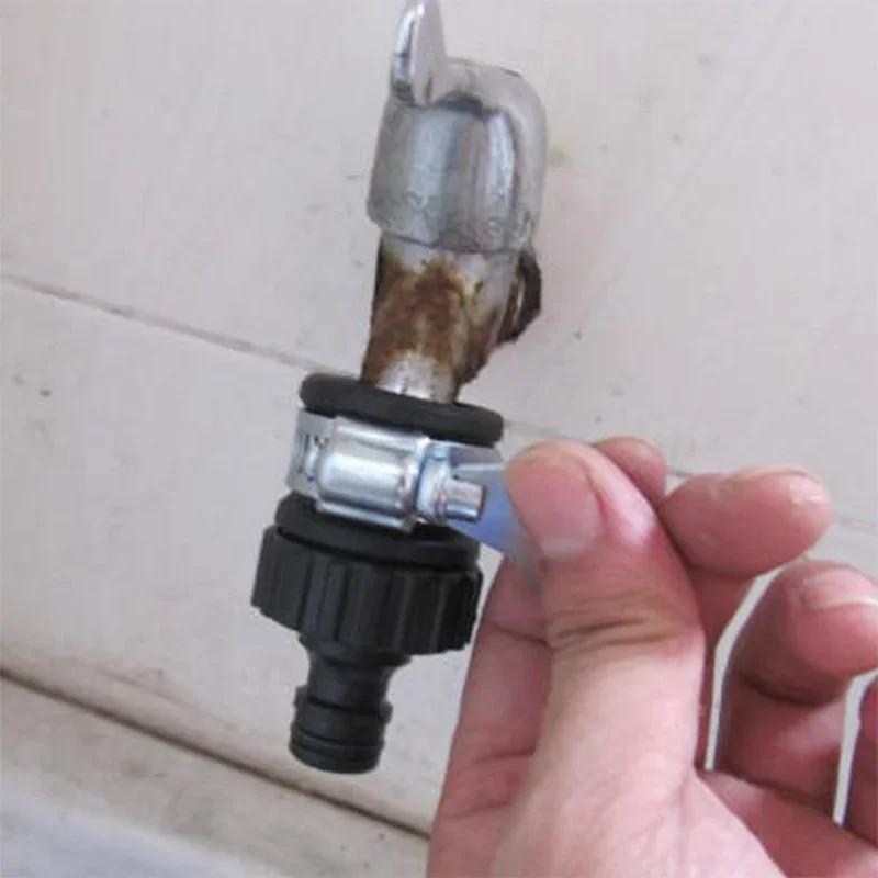 12-24mm Faucet Adapter Plastic Hose Fitting Quick Connect Fitting Faucet for Garden Irrigation Car Wash Faucet Accessories