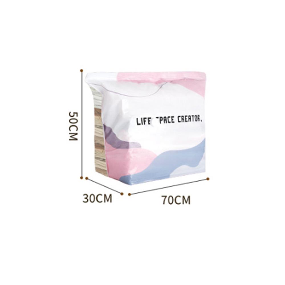 

Вакуумный компрессионный мешок большой вместимости Прозрачный пылезащитный чехол для одежды Органайзер для одежды 50*70*30cm
