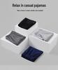 Men's Combed Cotton Casual Loose Five-Point Sleepwear Shorts - Summer Plus Size
