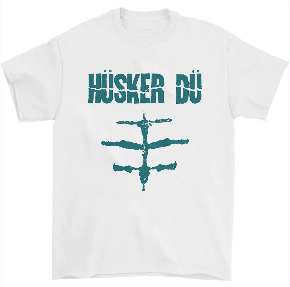 Husker Du Band Basic White Short Sleeve T Shirt Full Size S-5XL HD913 Unisex T-Shirt