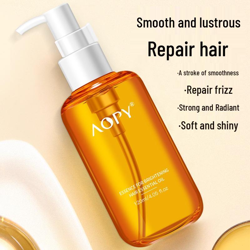 AOPY Essence 120ml Hair Oil: Shine, Smooth, Anti-Frizz, Moisturizing & Repair for Damaged Hair