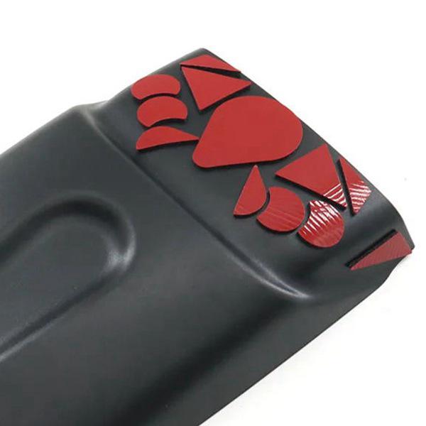 

Black Plastic Front Motorcycle Fender Extension Plate - Suitable for Various Models No Size