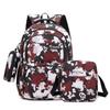 Set Oxford 3piece Backpack Big Capacity Breathable Laptop Compartment For Teens