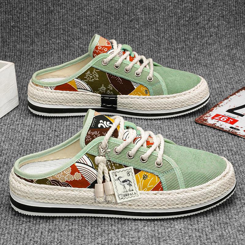 

Модные мужские тапочки CYYTL, повседневная летняя уличная обувь, дышащие кроссовки, для ходьбы, для походов, роскошные дизайнерские лоферы, домашние шлепанцы 44