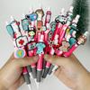10Pcs Round Ballpoint Pens, Rose Red Medical Series Gel Pens, Suitable for Doctors, Nurses and Students, Christmas Party Stationery Supplies, Ballpoin