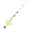 Sweet Tulip Flower Bell Charm Pendant Chain Phone Strap Pocket Keychain Strap Hangings Decoration for Key Bag Purse