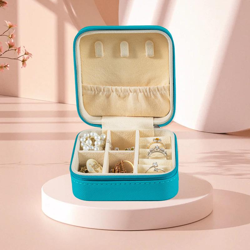 Portable Jewelry Box European Princess Travel Korean Hand Jewelry Jewelry Bag Earrings Ring Small Storage Box