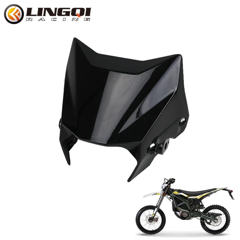 

LINGQI Plastic Body Parts Large Lamp Shade Headlight Cover for Ultra Bee Ultrabee Electric Dirt Bike E-bike чёрный